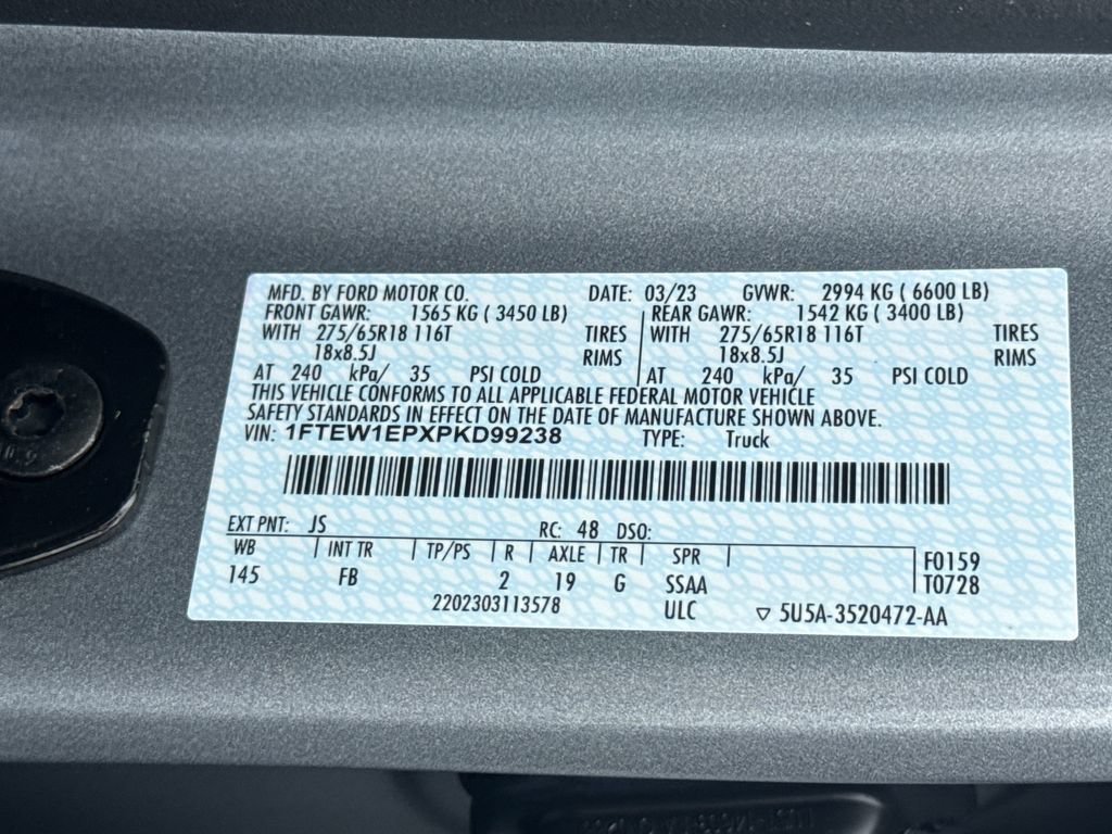 Used 2023 Ford F150 XLT w/ Equipment Group 302A High AWD/4WD image 33