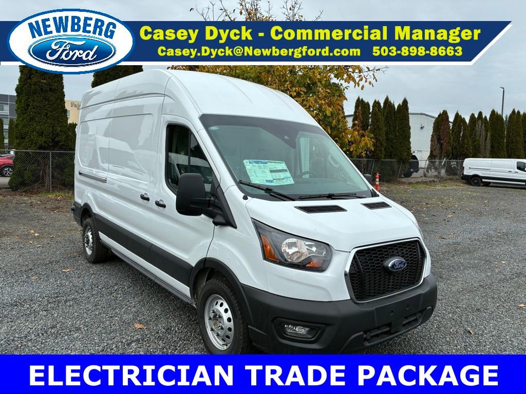 New 2025 Ford Transit 350 148 High Roof AWD w/ Electrician Trade Package image 1
