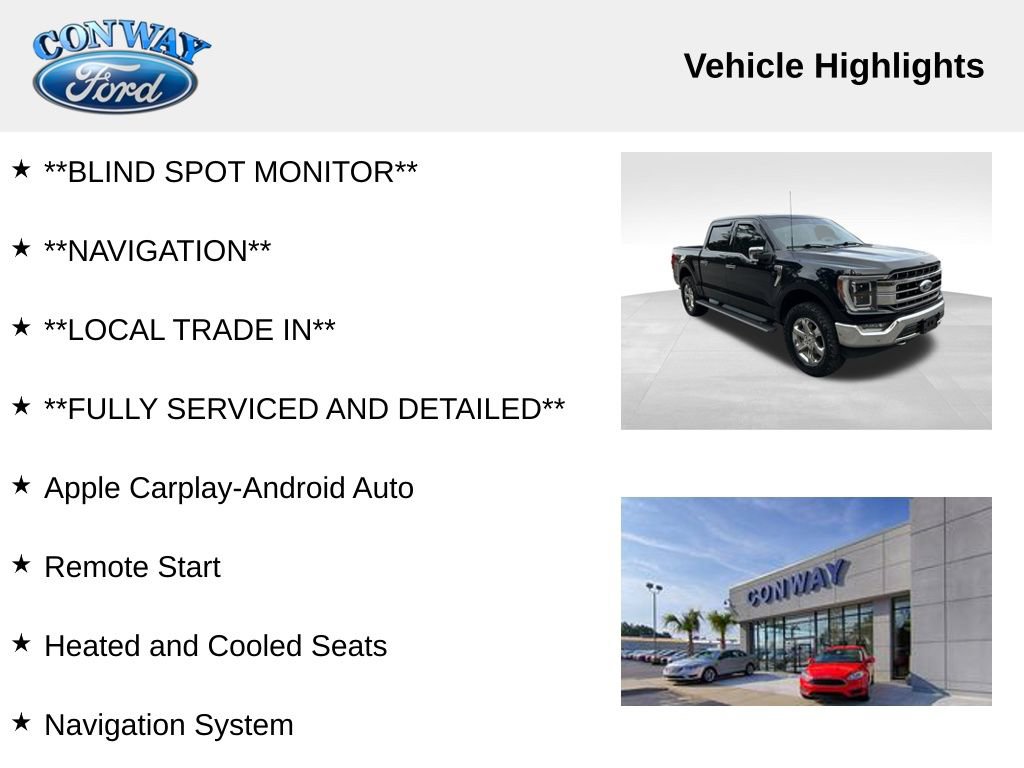 Used 2023 Ford F150 Lariat w/ Equipment Group 502A High image 8