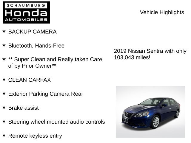 Used 2019 Nissan Sentra S FWD image 7