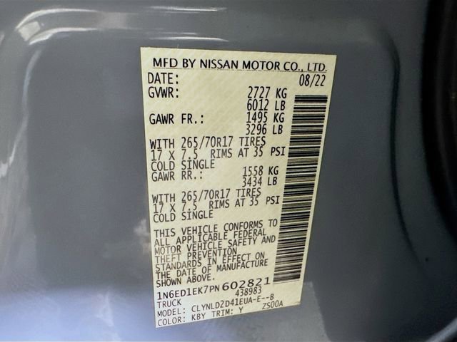 Used 2023 Nissan Frontier PRO-4X w/ Pro-4X Premium Package image 31