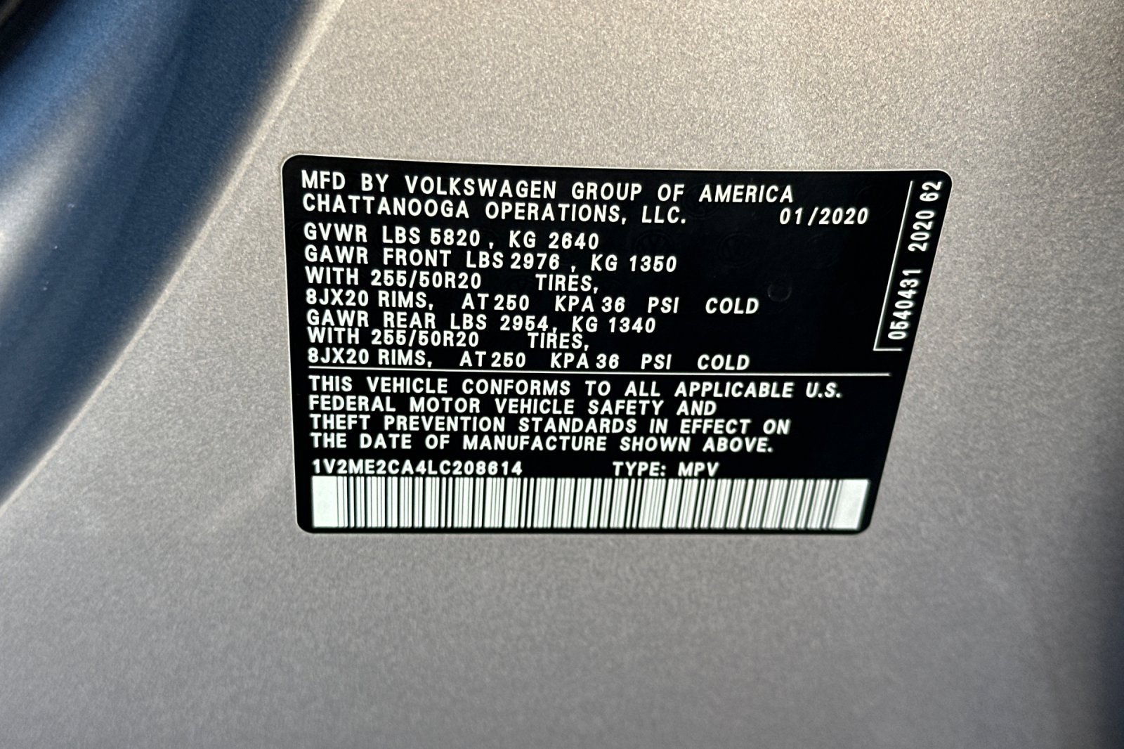 Used 2020 Volkswagen Atlas Cross Sport SEL image 24