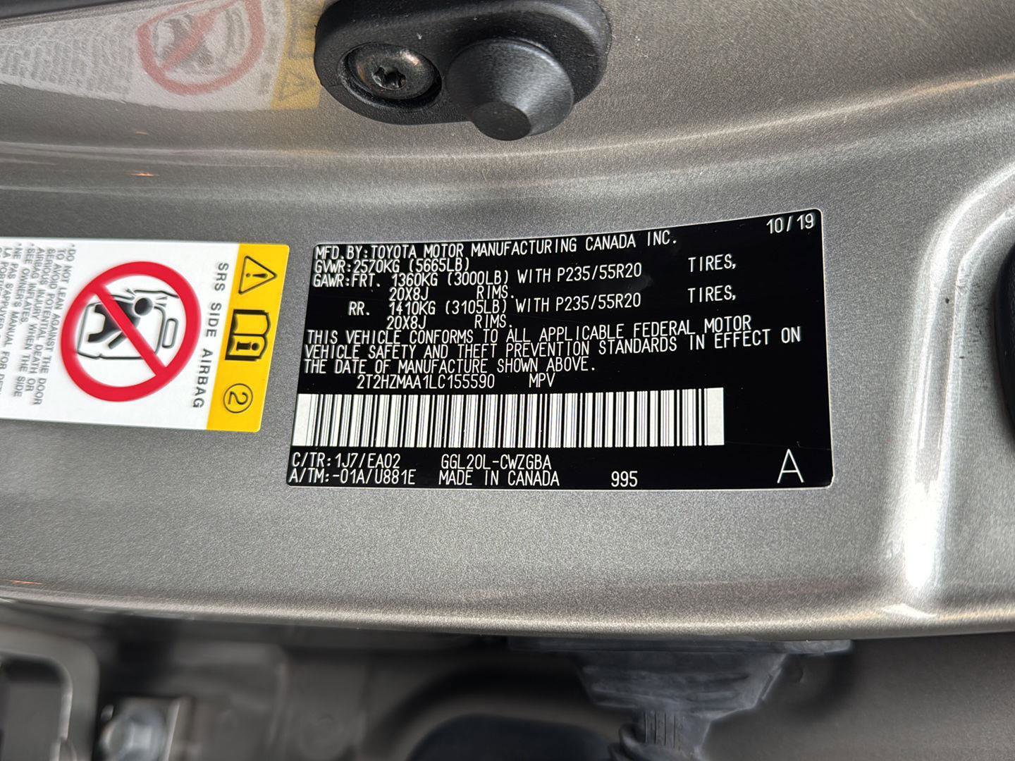 Certified 2020 Lexus RX 350 FWD w/ Premium Package image 37