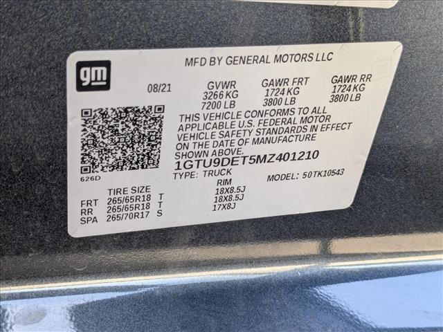Used 2021 GMC Sierra 1500 SLT w/ X31 Off-Road Package AWD/4WD image 25