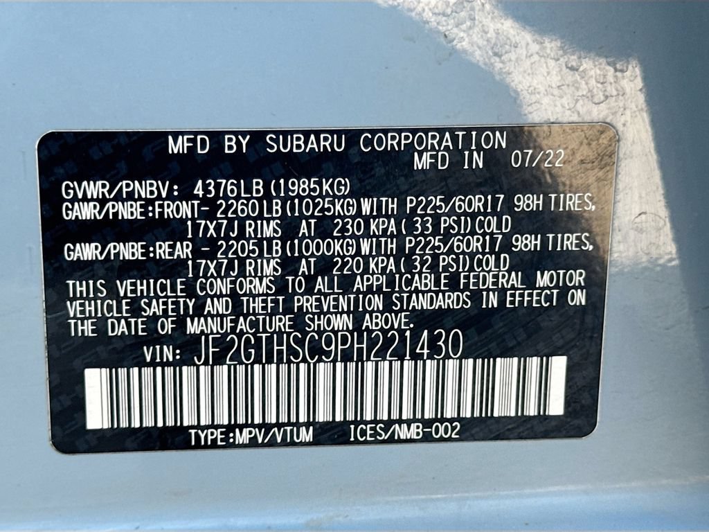 Used 2023 Subaru Crosstrek 2.5i Sport AWD/4WD image 41