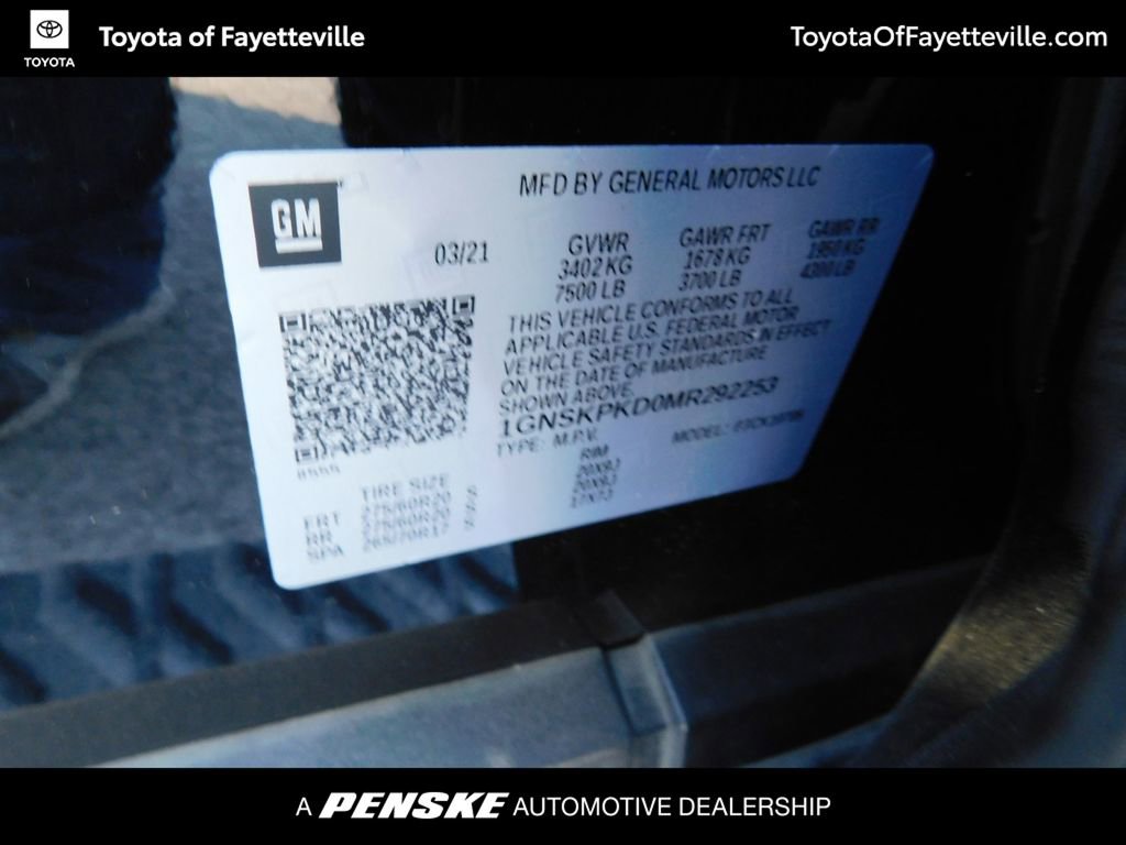 Used 2021 Chevrolet Tahoe Z71 w/ Luxury Package image 9