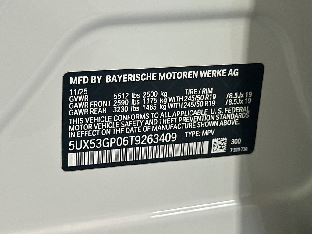 Used 2026 BMW X3 xDrive30i w/ Convenience Package AWD/4WD image 31
