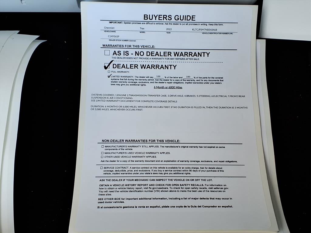 Used 2022 Chevrolet Trax LT w/ LT Convenience Package image 35