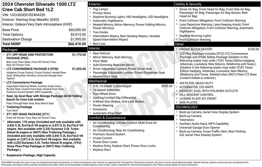 Used 2024 Chevrolet Silverado 1500 LTZ AWD/4WD image 22