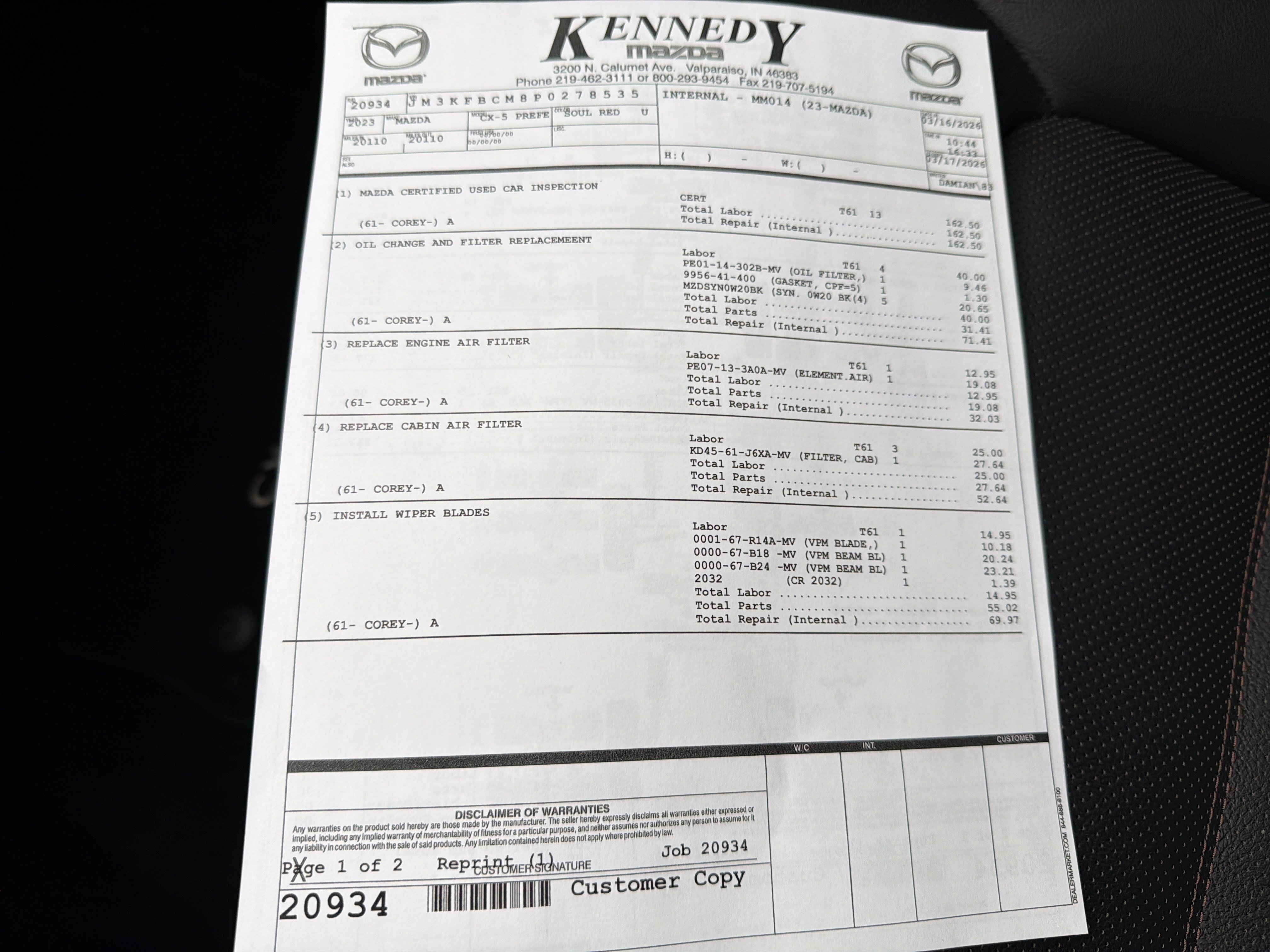 Certified 2023 MAZDA CX-5 AWD 2.5 S image 37