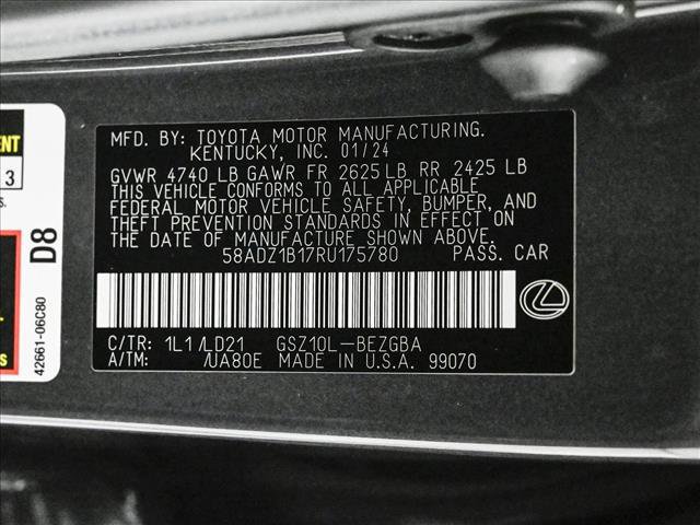 Used 2024 Lexus ES 350 w/ Premium Package FWD image 25