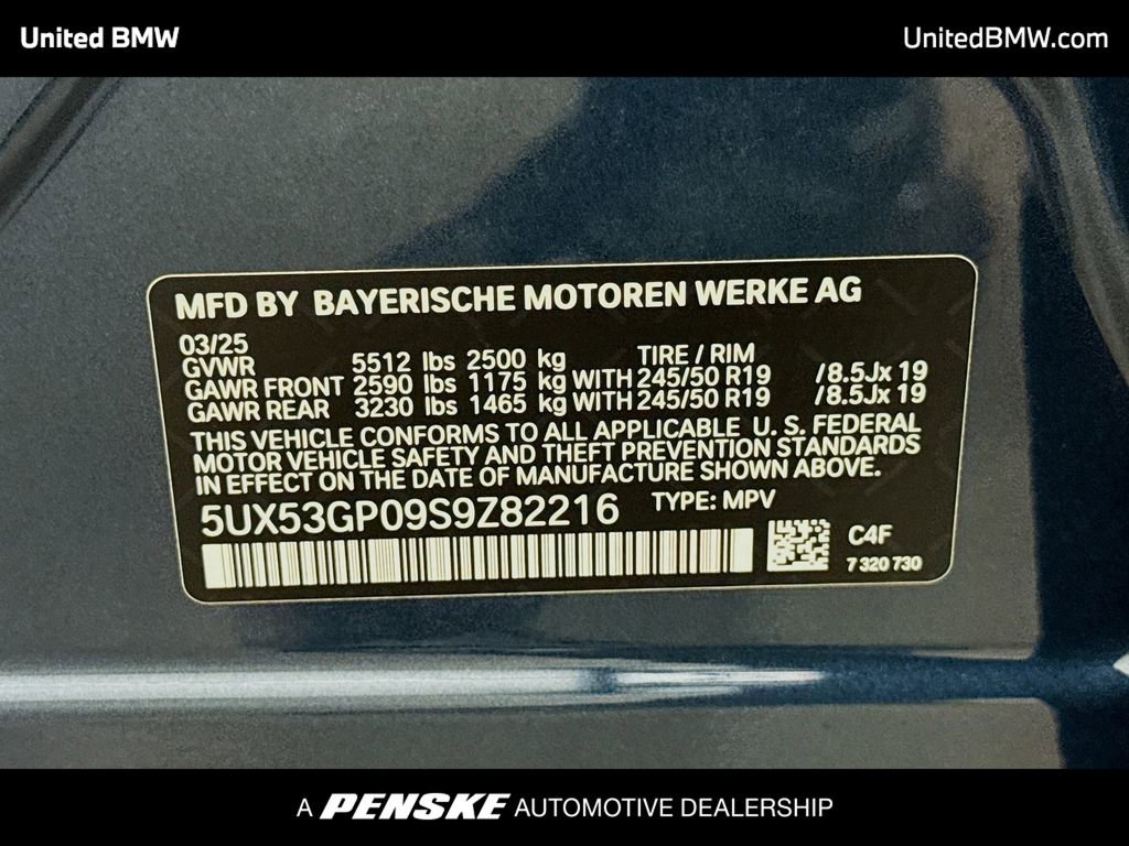 Used 2025 BMW X3 xDrive30i w/ Convenience Package AWD/4WD image 14
