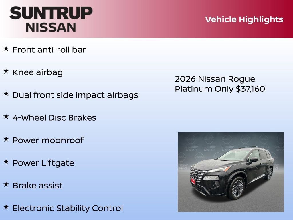 New 2026 Nissan Rogue Platinum w/ Platinum Premium Package image 30