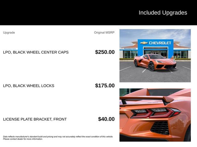 New 2026 Chevrolet Corvette Stingray Premium Conv w/ Z51 Performance Package RWD image 10