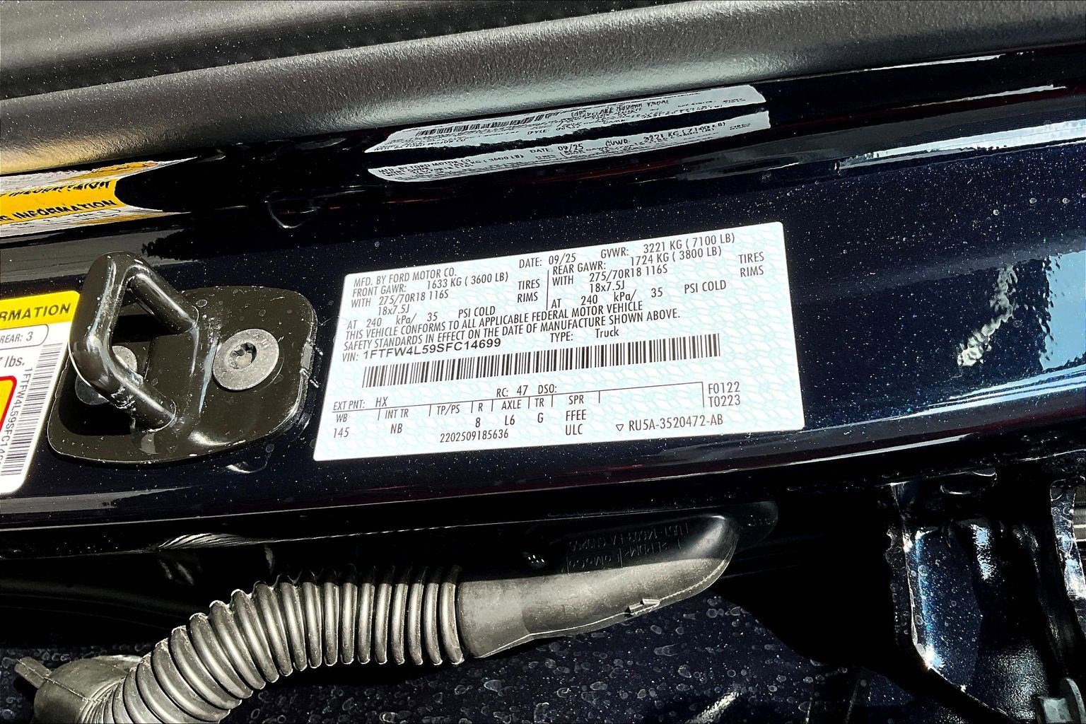 Used 2025 Ford F150 Tremor w/ Equipment Group 402A High image 6