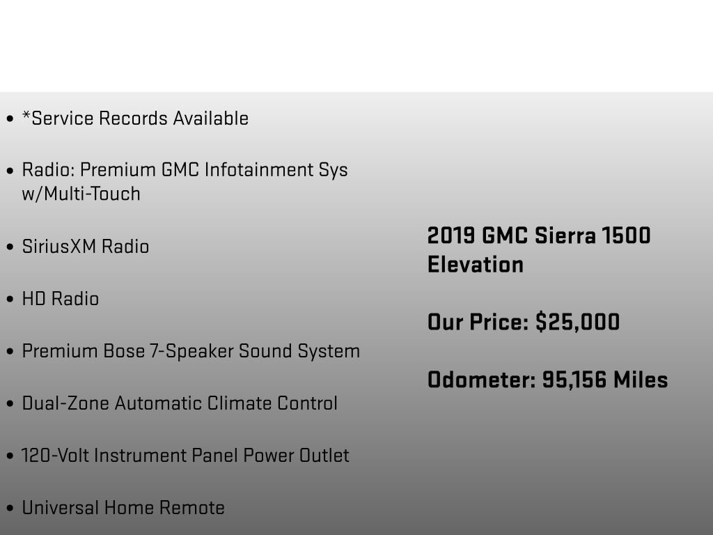 Used 2019 GMC Sierra 1500 Elevation AWD/4WD image 30