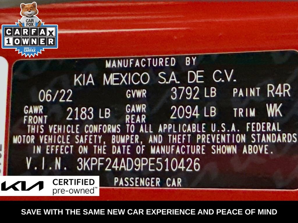 Certified 2023 Kia Forte LXS w/ LXS Technology Package image 33