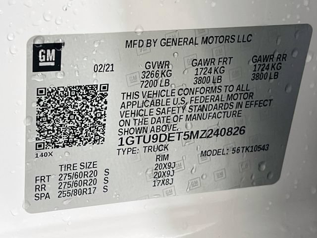 Used 2021 GMC Sierra 1500 SLT w/ SLT Premium Plus Package AWD/4WD image 32