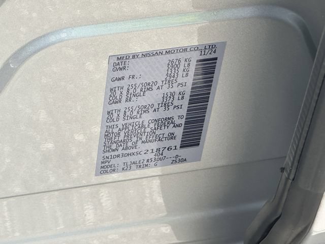 Certified 2025 Nissan Pathfinder Platinum FWD image 35