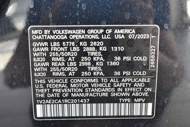 Used 2024 Volkswagen Atlas Cross Sport SEL R-Line AWD/4WD image 34