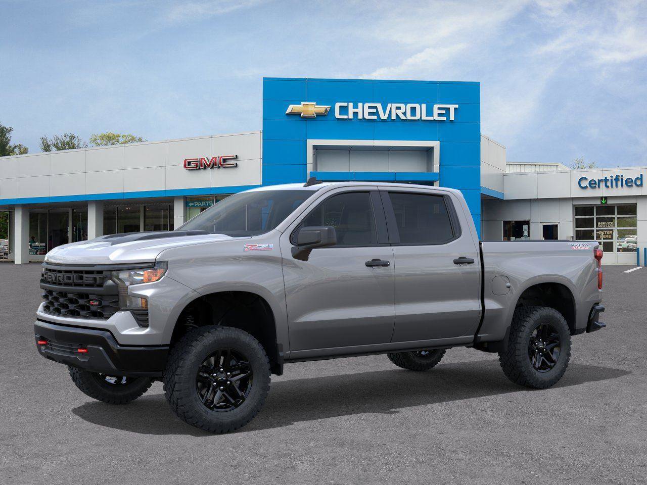 New 2026 Chevrolet Silverado 1500 Custom Trail Boss w/ LPO, Dark Essentials Package AWD/4WD video 2
