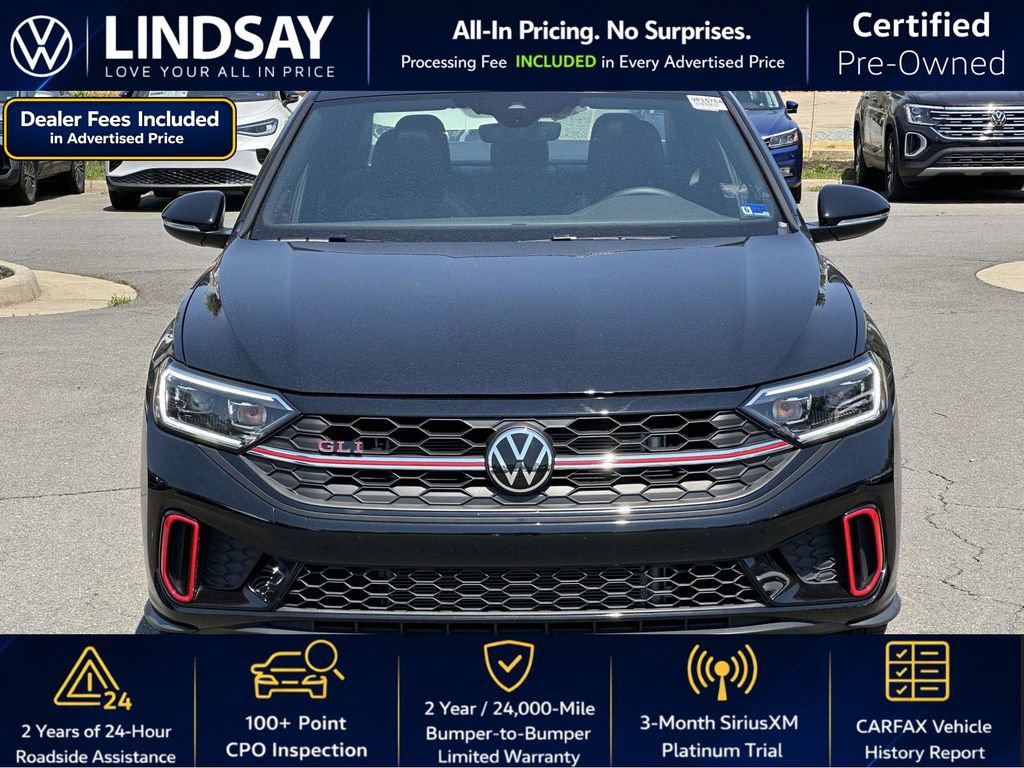 Used 2024 Volkswagen Jetta GLI Autobahn w/ GLI Black Package FWD image 3
