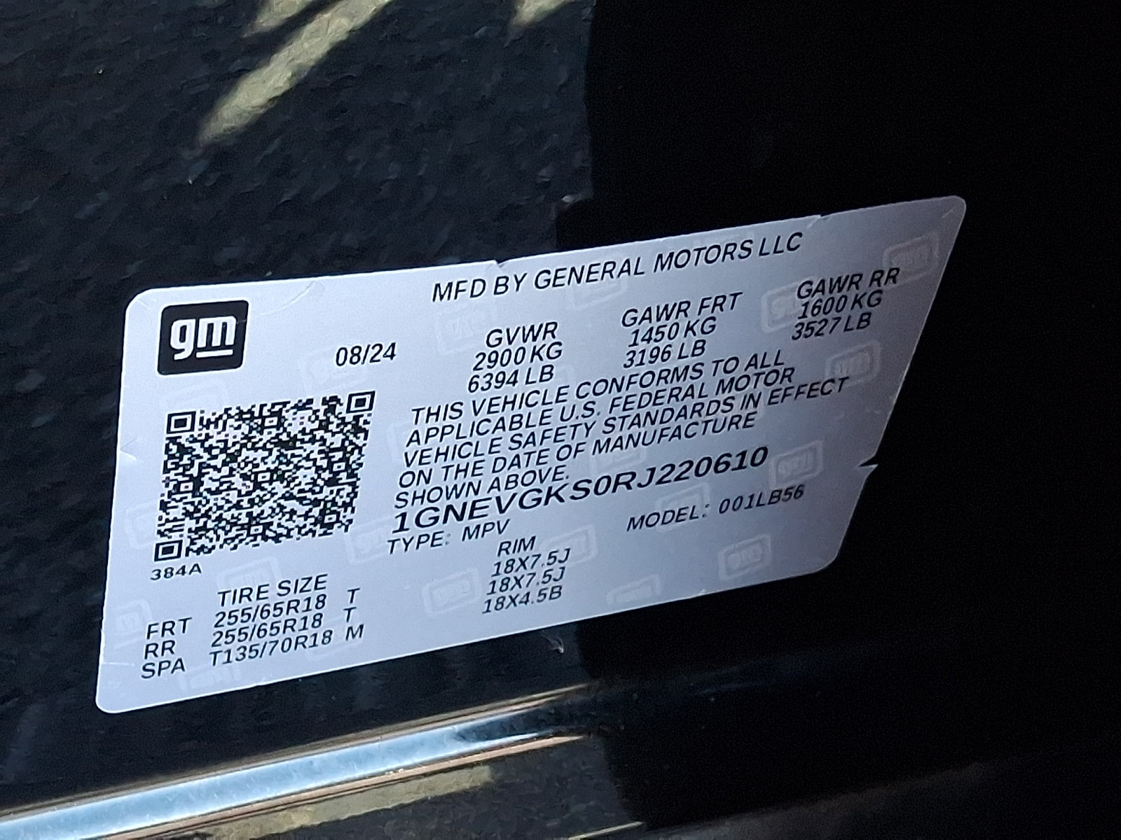 Certified 2024 Chevrolet Traverse LT w/ Trailering Package AWD/4WD image 26