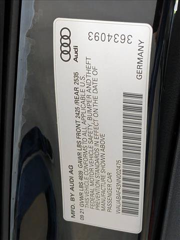 Used 2022 Audi A4 2.0T Premium w/ Convenience Package AWD/4WD image 24