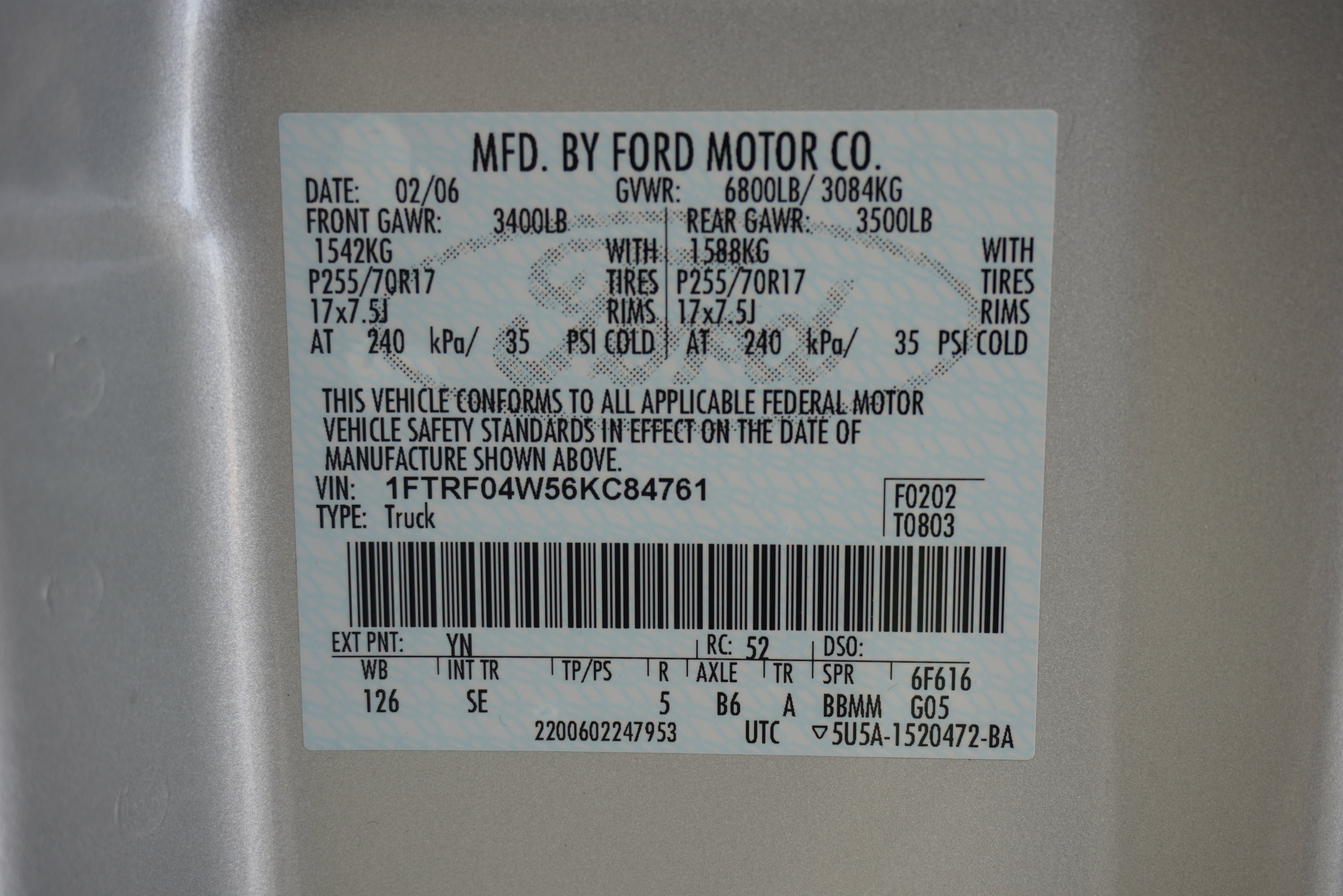 Used 2006 Ford F150 STX AWD/4WD image 22