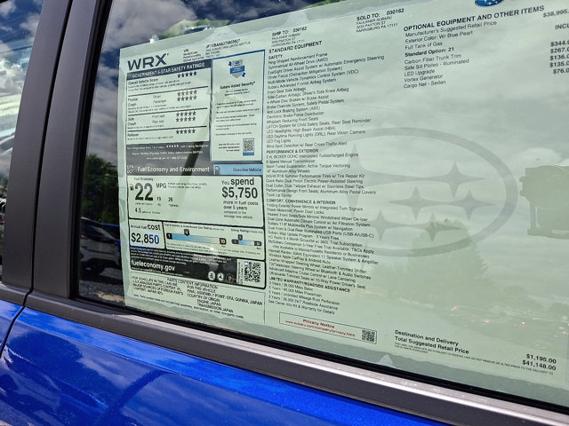 New 2026 Subaru WRX Limited AWD/4WD image 16