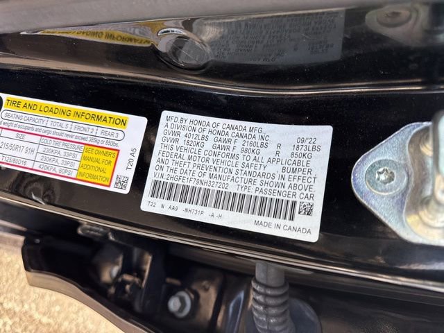 Used 2022 Honda Civic EX image 27