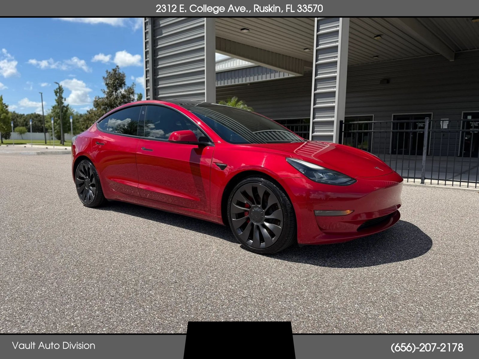 Used 2021 Tesla Model 3 Performance AWD/4WD image 1