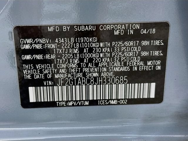 Used 2018 Subaru Crosstrek 2.0i Premium w/ Popular Package #2 AWD/4WD image 30