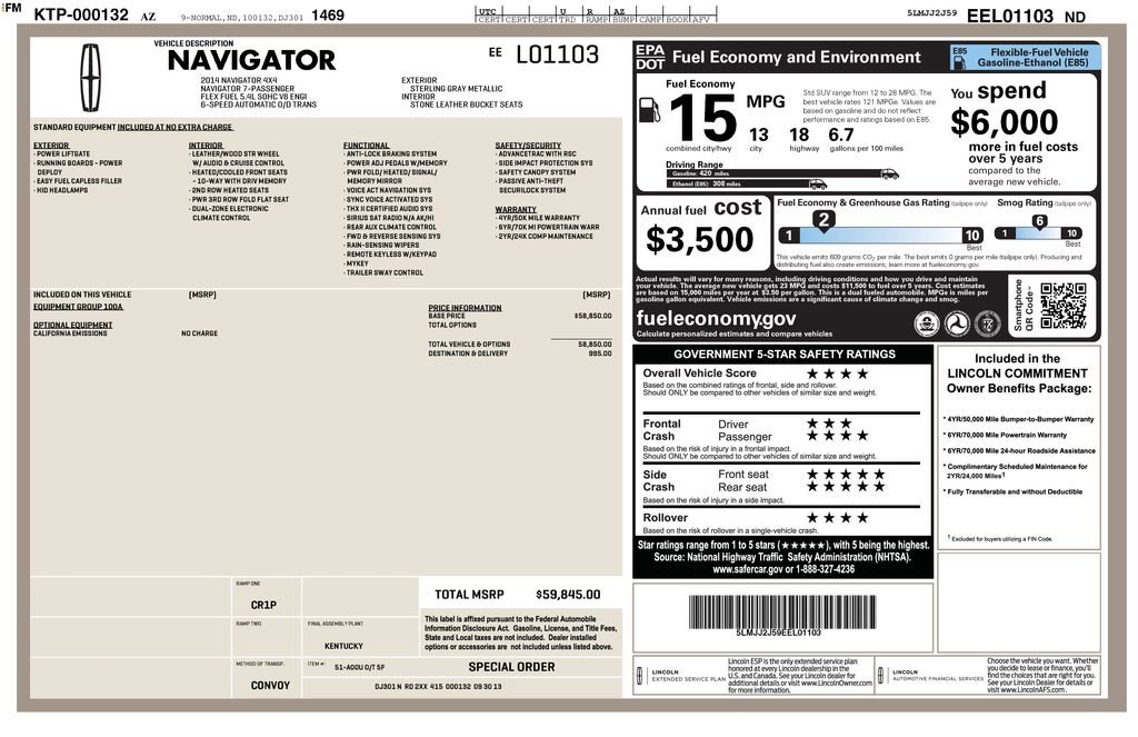 Used 2014 Lincoln Navigator 4WD image 33