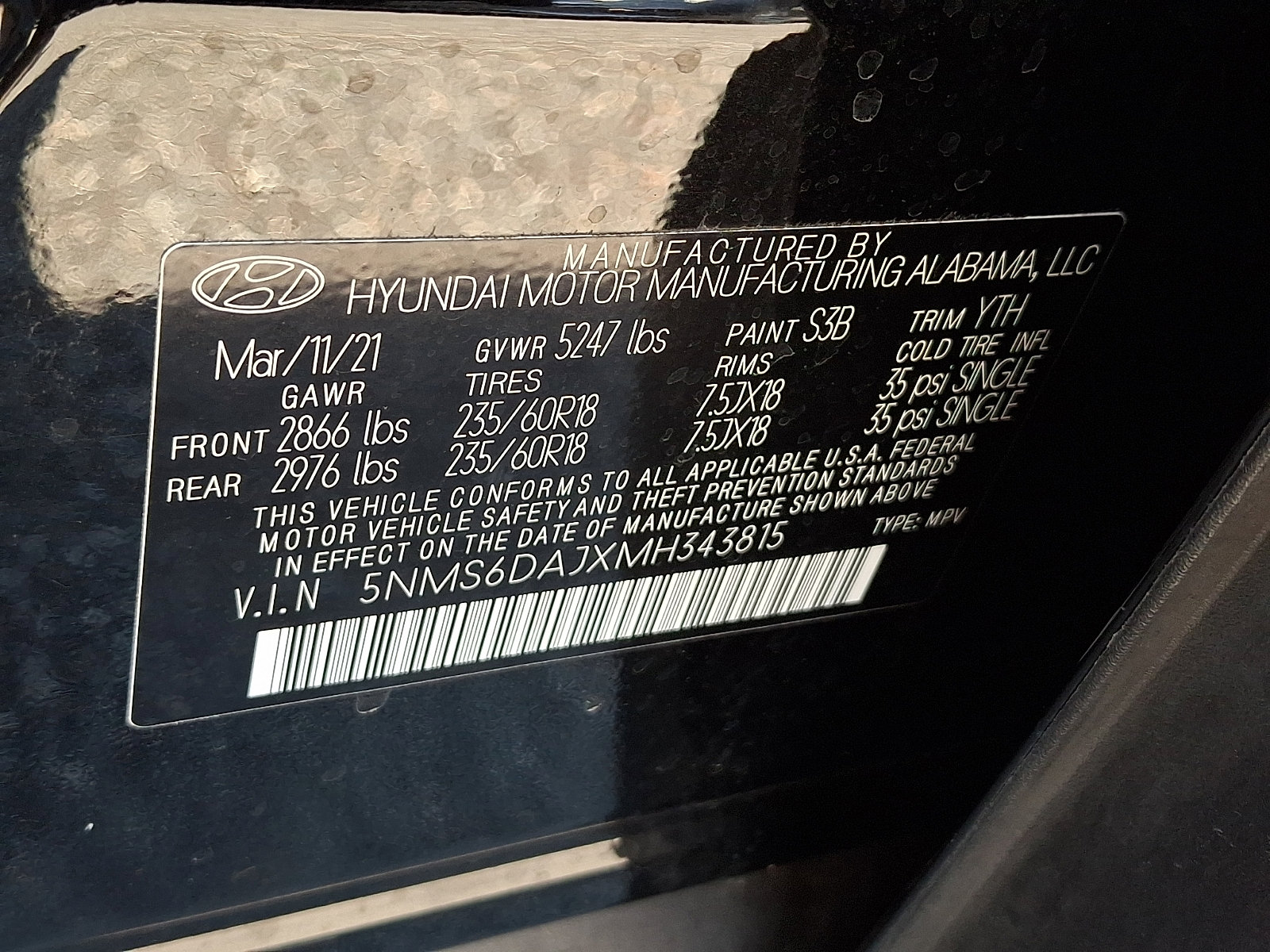 Used 2021 Hyundai Santa Fe SEL w/ Convenience Package AWD/4WD image 27