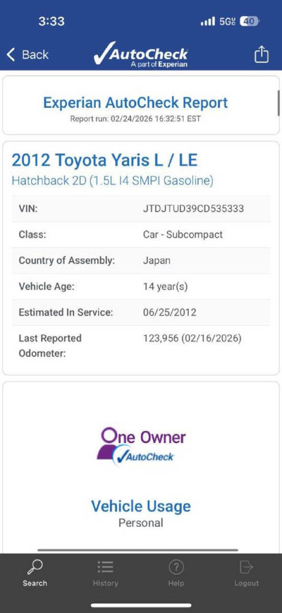 Used 2012 Toyota Yaris L image 22