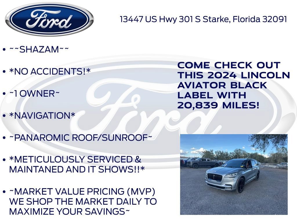 Used 2024 Lincoln Aviator Black Label w/ Jet Package image 5
