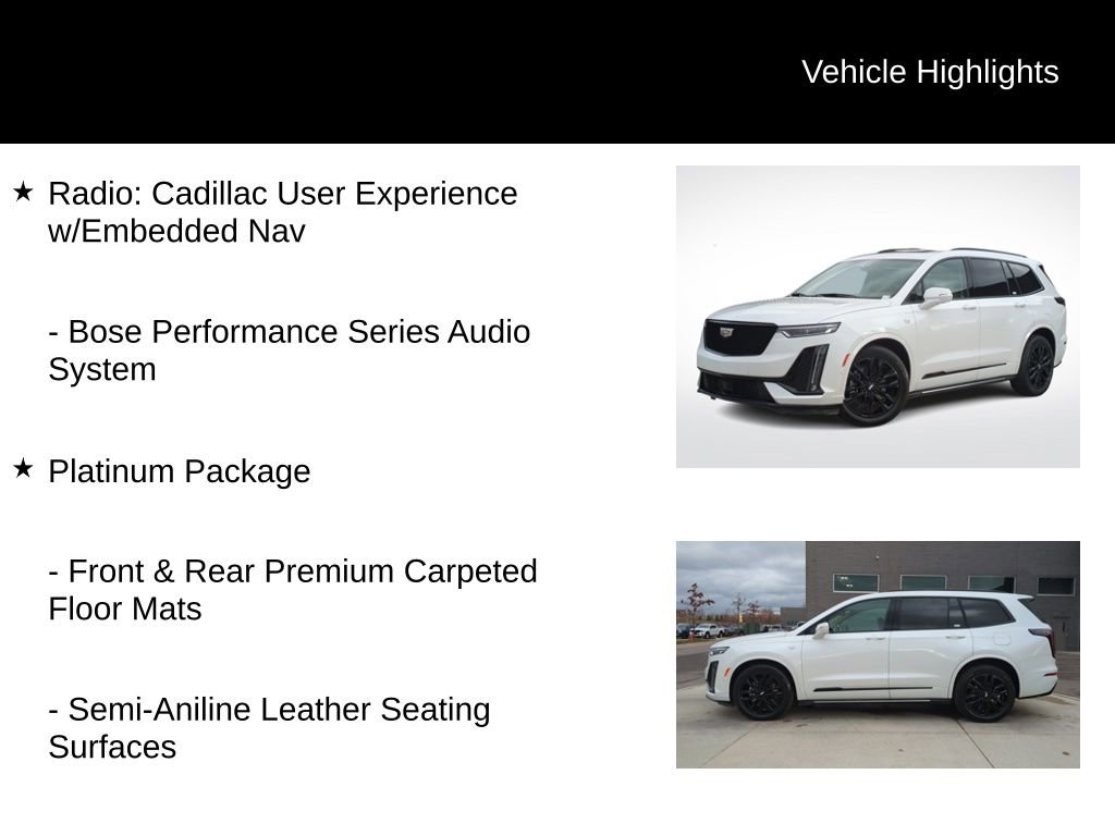 Used 2021 Cadillac XT6 Sport w/ LPO, ONYX Package image 11