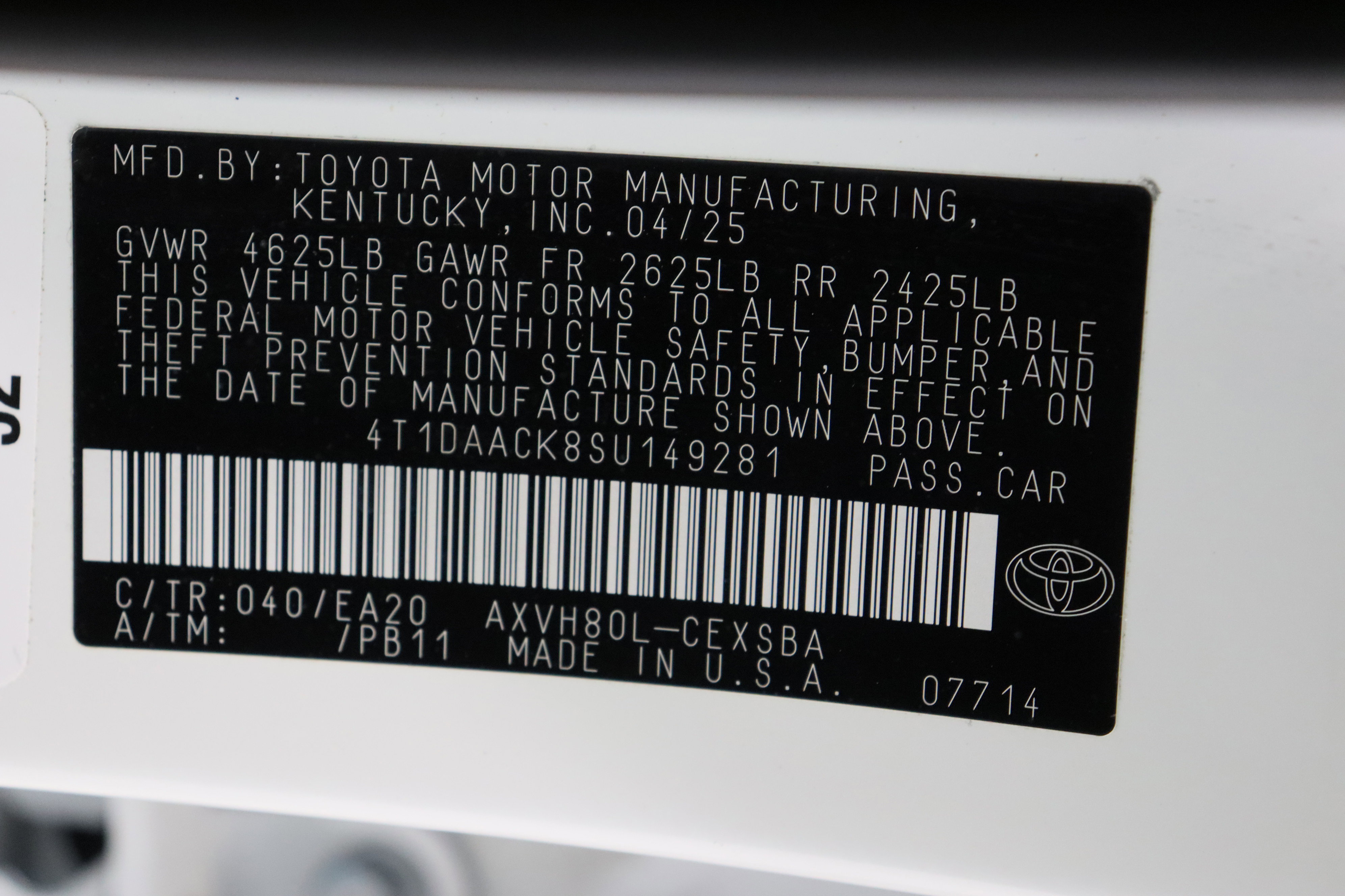 Certified 2025 Toyota Camry SE image 41