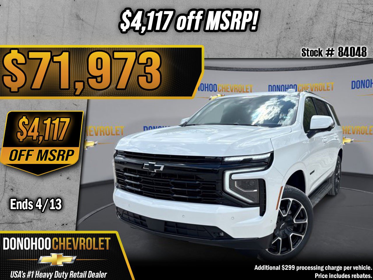 New 2026 Chevrolet Tahoe RST image 1