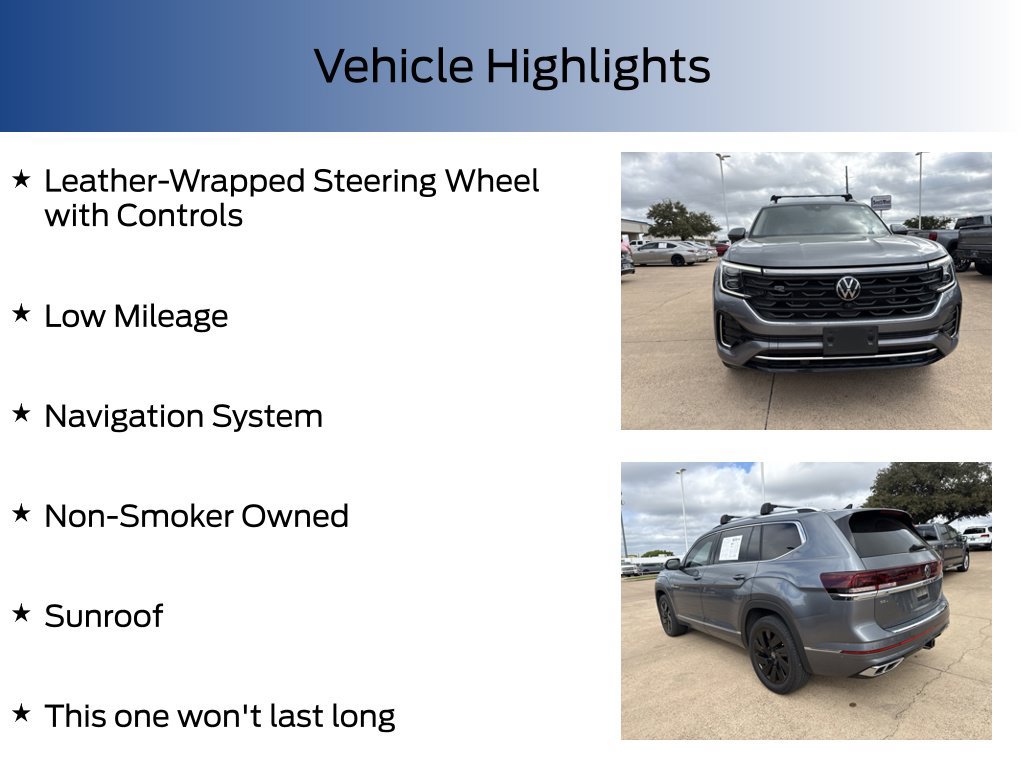 Used 2024 Volkswagen Atlas SEL Premium R-Line AWD/4WD image 12