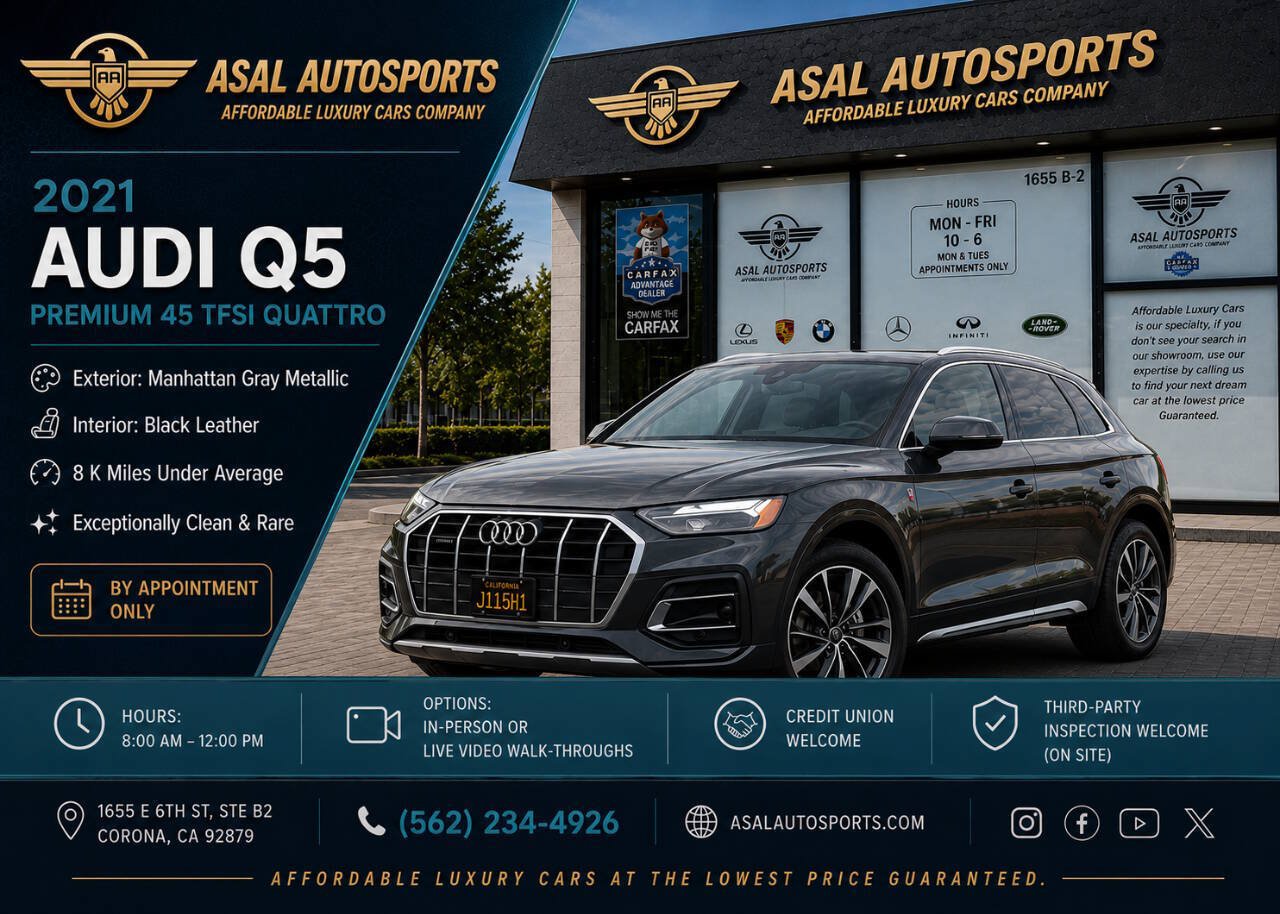 Used 2021 Audi Q5 2.0T Premium w/ Convenience Package AWD/4WD image 2