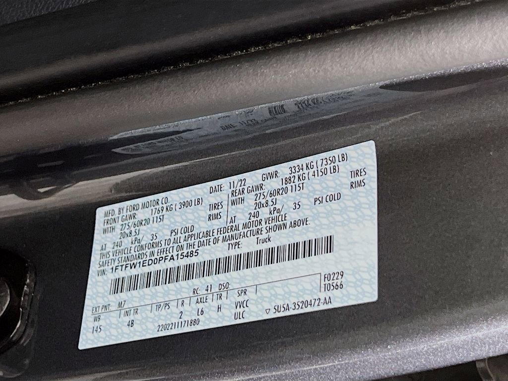 Used 2023 Ford F150 XLT w/ Equipment Group 302A High AWD/4WD image 27