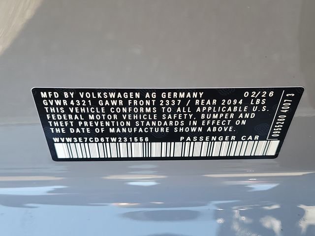 New 2026 Volkswagen GTI SE FWD image 7