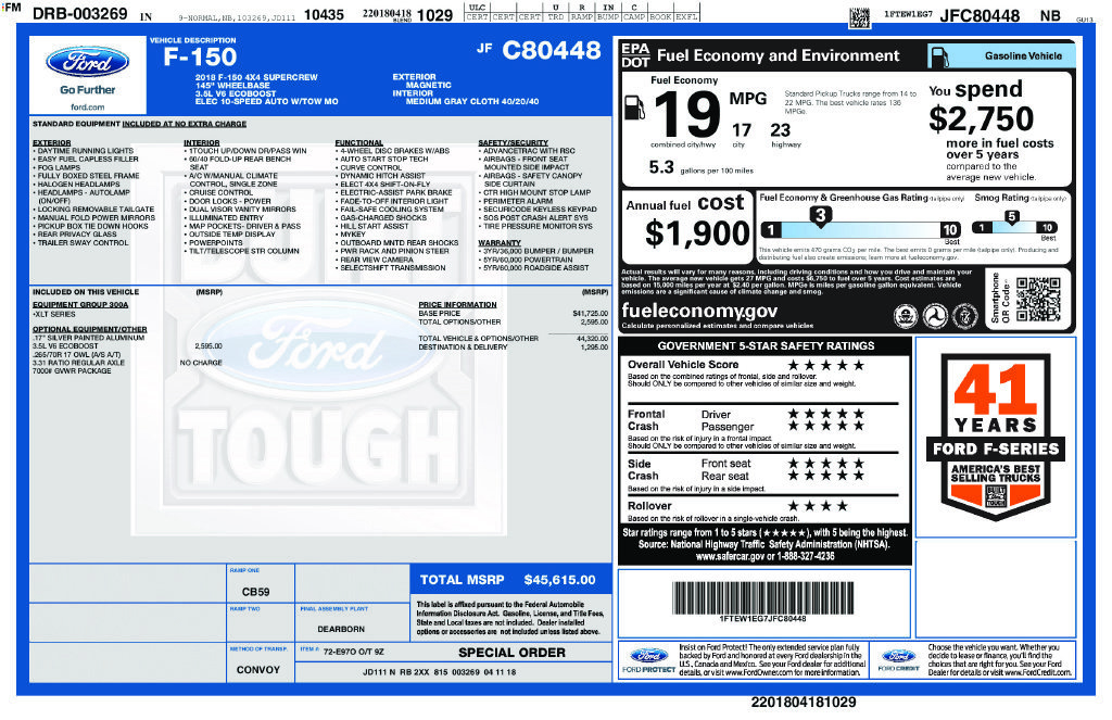 Used 2018 Ford F150 XLT AWD/4WD image 4
