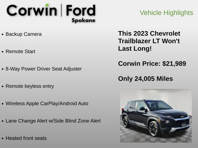 Used 2023 Chevrolet TrailBlazer LT w/ Convenience Package image 6