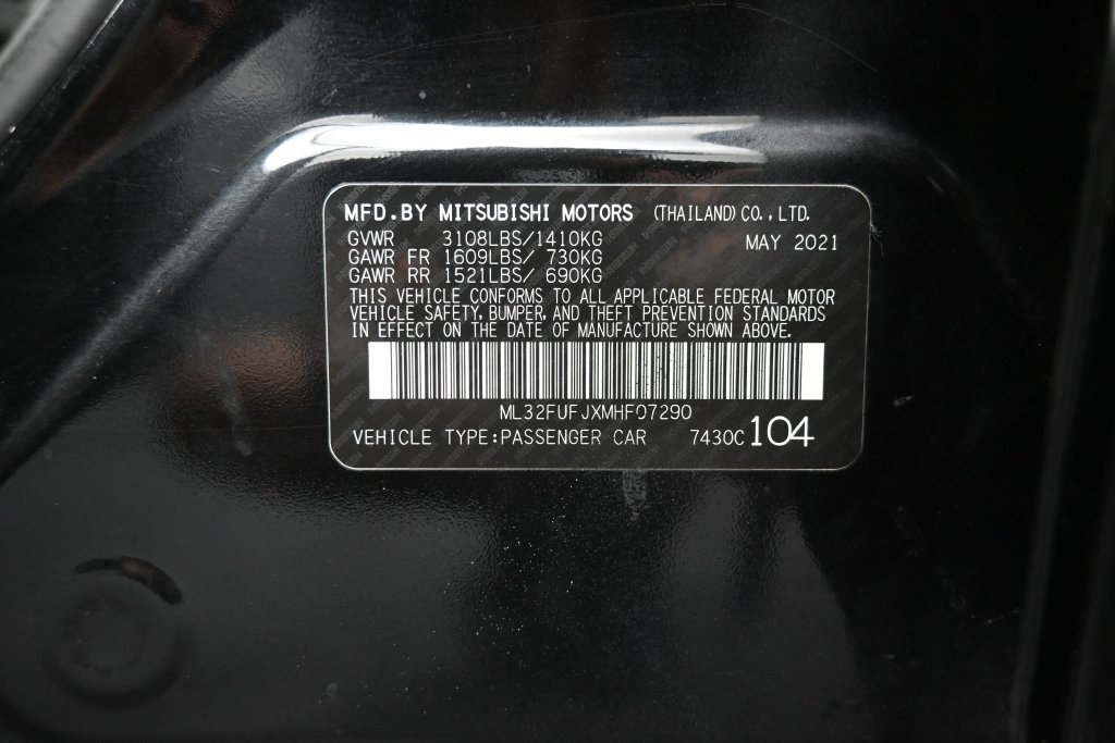 Used 2021 Mitsubishi Mirage G4 ES FWD image 7