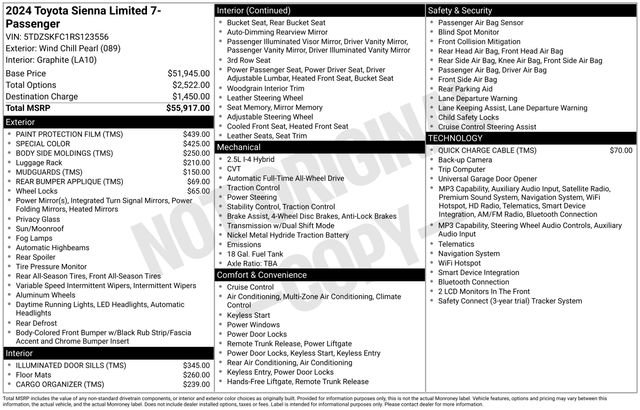 Used 2024 Toyota Sienna Limited image 10