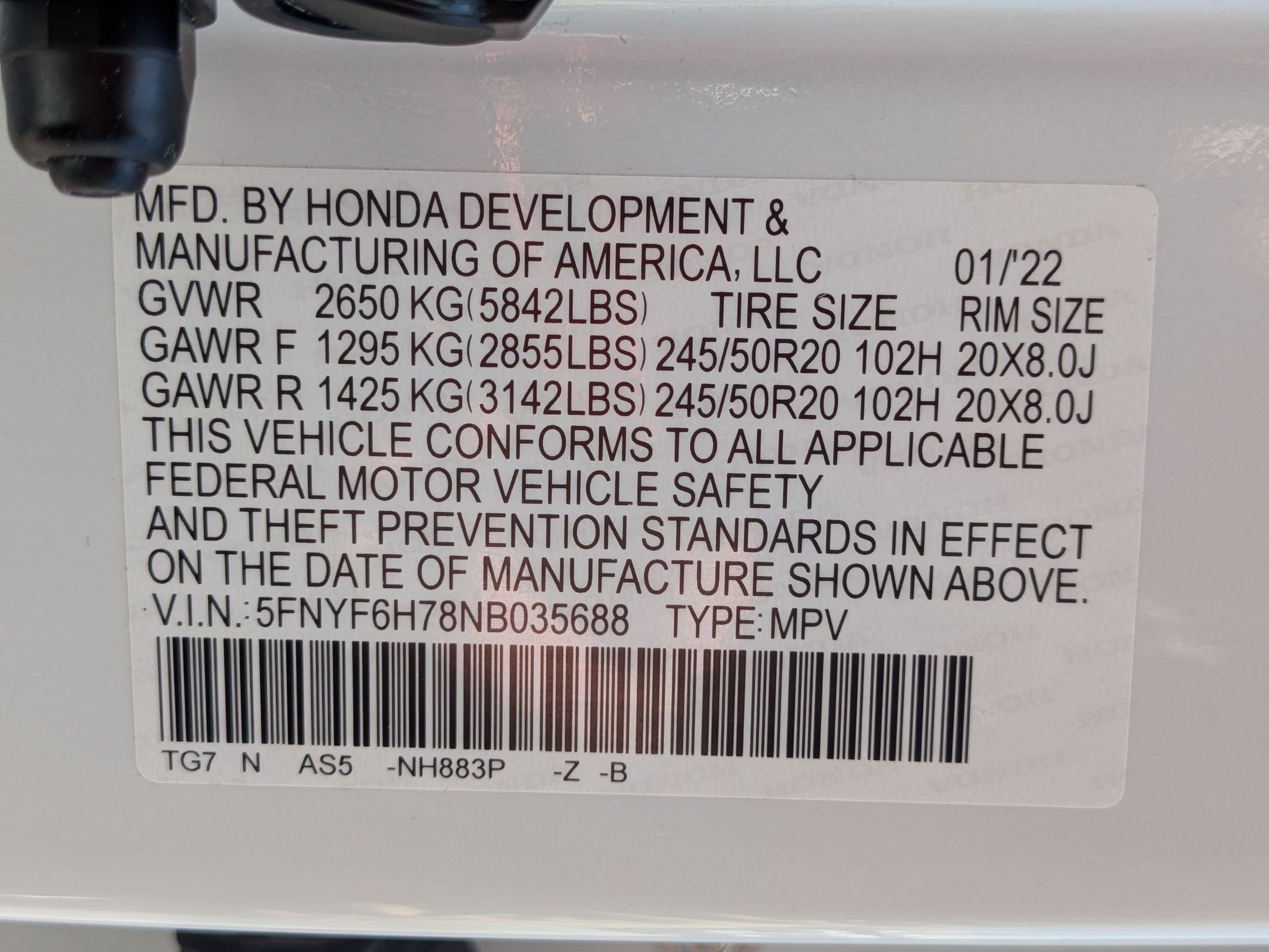 Used 2022 Honda Pilot Black Edition image 36