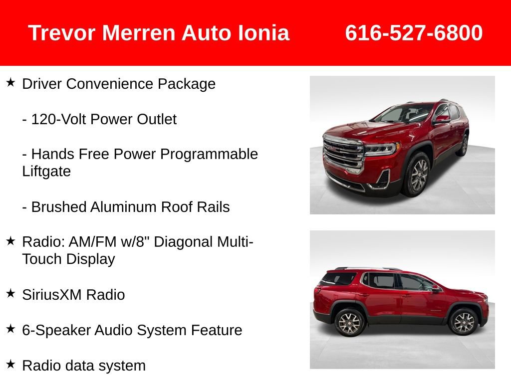 Used 2023 GMC Acadia SLE w/ Driver Convenience Package image 32